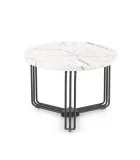 ANTICA M COFFEE TABLE, TOP - WHITE MARBLE, FRAME - BLACK order